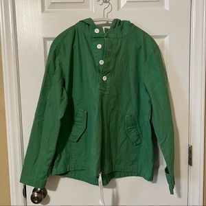Merona Green Button Pullover Jacket Size XL